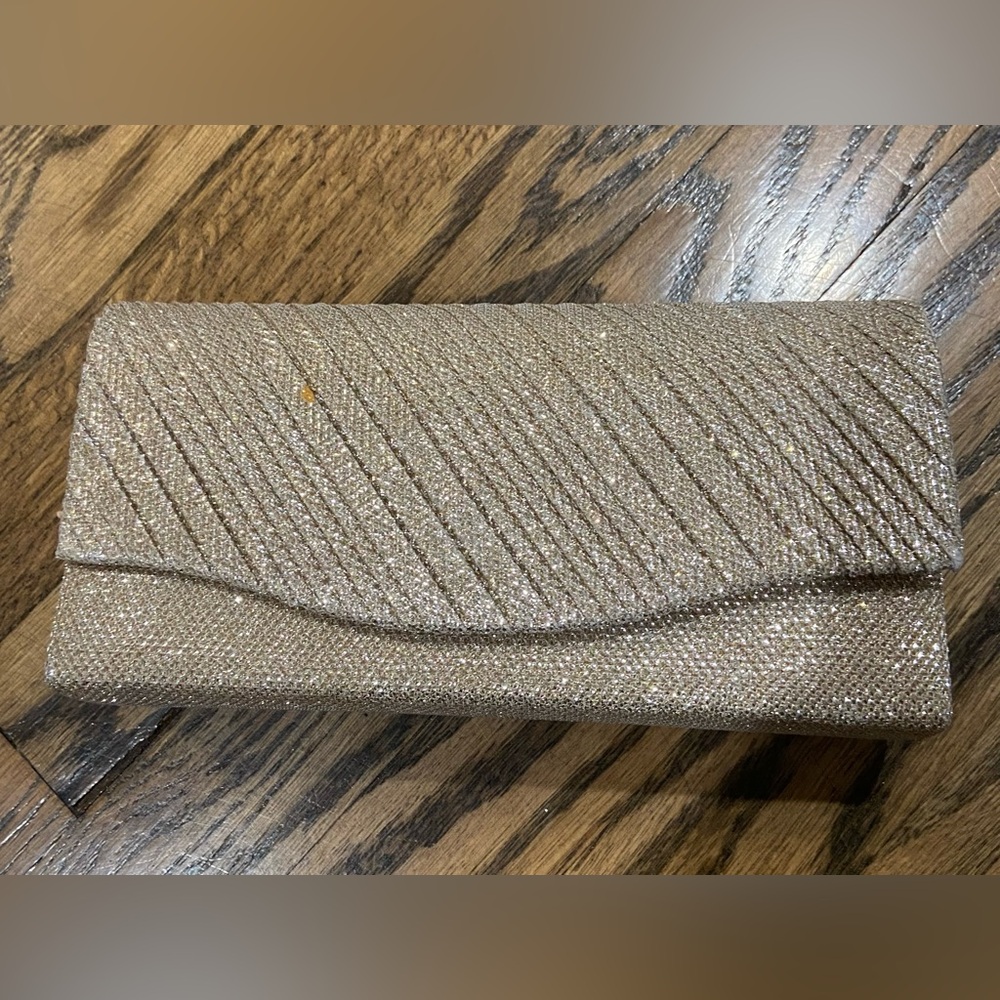 Elegant Gold Clutch Bag